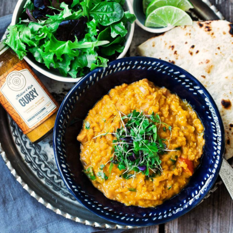 Curried Red Lentils
