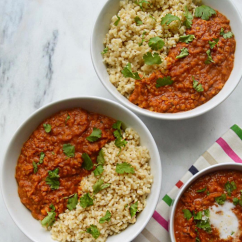 Lentil Curry Bowl