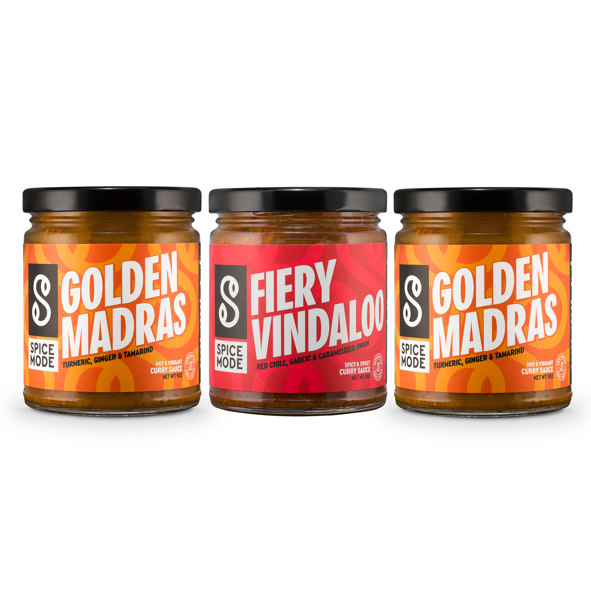 Vindaloo + Golden Madras Duo (3 Jars)