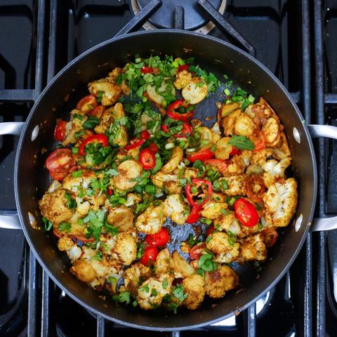 Roasted Gobi Aloo (Cauliflower & Potato)