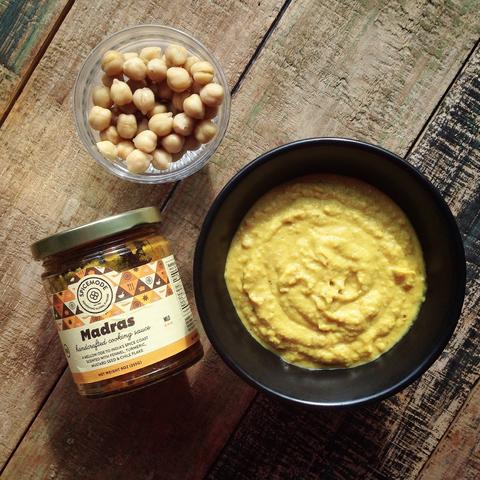 Madras Chickpea Hummus